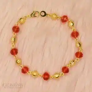 Inlaid Color Zircon Crystal Bracelet