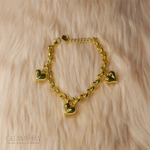 Lovely Three Hearts Bracelet