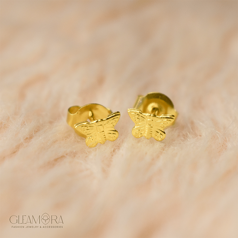 Mini Butterfly Stud Earrings