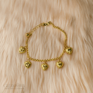 Heart Charm Bracelet